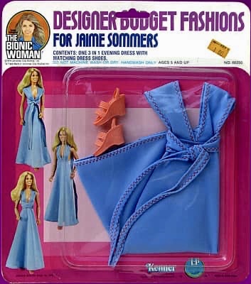 Kenner Bionic Woman Blue Mist Outfit - Ruby Lane