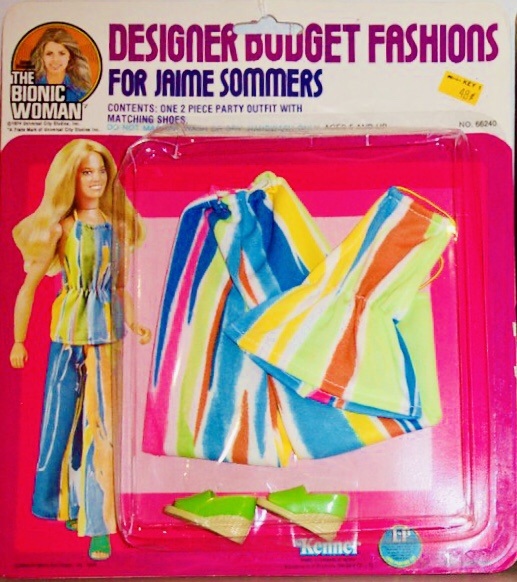 VINTAGE KENNER BIONIC WOMAN DOLL CLOTHES NRFP GOLD DUST OUTFIT