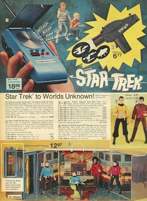 1970s star trek toys