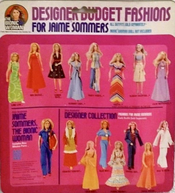 BIONIC WOMAN DESIGNER GOLD DUST FASHIONS JAIME SOMMERS DOLL